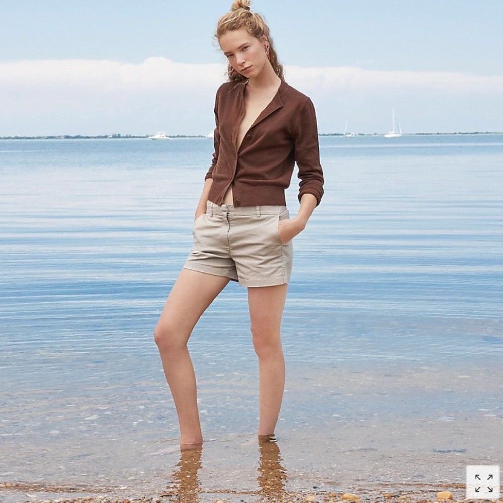 J Crew Chino Short 4” Khaki